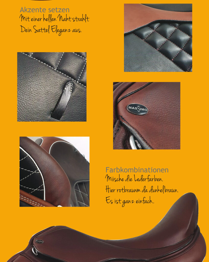 Haflingersattel alle Modelle von Massimo Saddle UP erhältlich in Angelas Reitershop